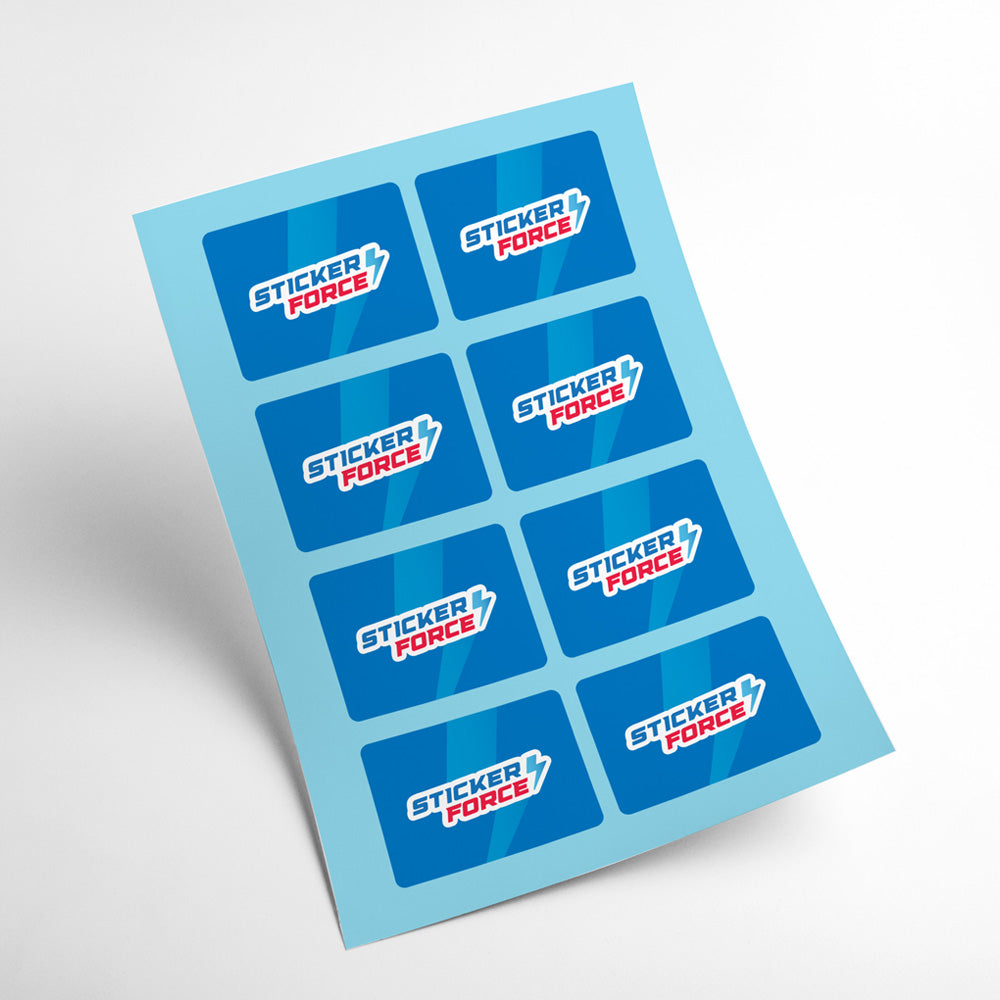 Rectangle Stickers A4 Sheet