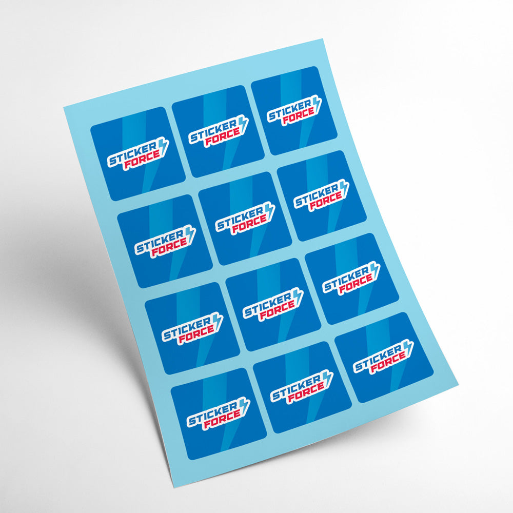 Square Stickers A4 Sheet